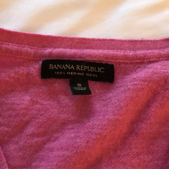 Pink Wool Sweater - Banana Republic - Picture 2 of 3